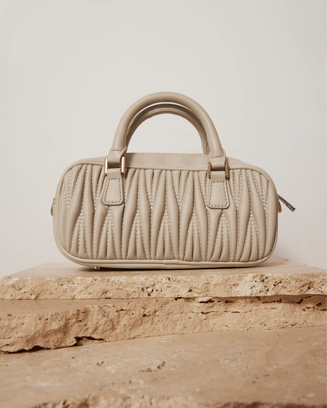 'BILLINI' TILDA HANDLE BAG - OYSTER