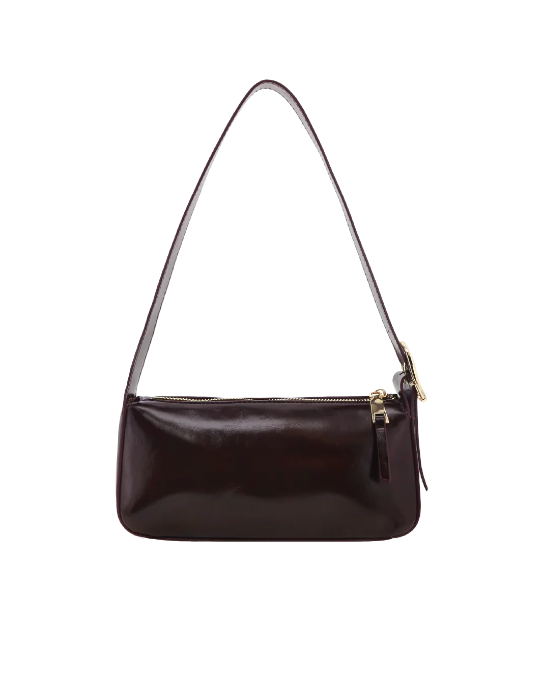 'BILLINI' HAILEY SHOULDER BAG - MERLOT SHINE