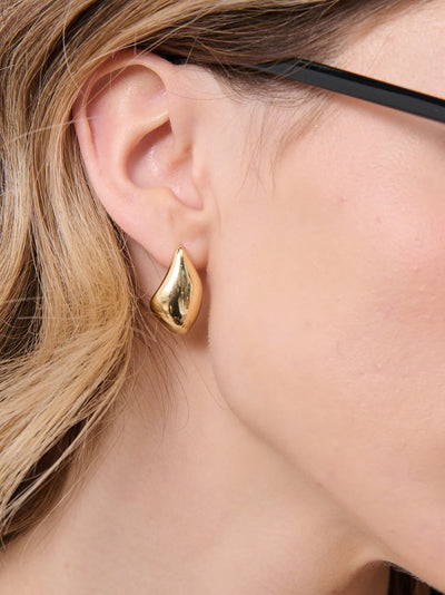 ANNI DROP 18K GOLD PLATED EARRINGS - GOLD