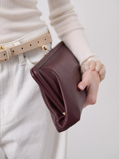 MYA CLUTCH BAG - WINE