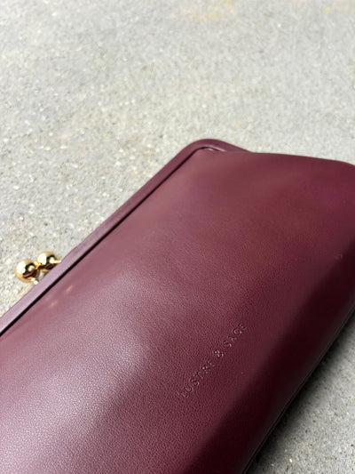 MYA CLUTCH BAG - WINE