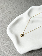 MINI DROPLET GOLD PLATED NECKLACE - GOLD