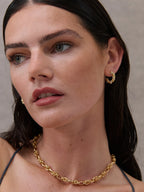 ROPE CHAIN 18K GOLD PLATED NECKLACE - GOLD