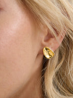 MIRAGE 18K GOLD PLATED EARRINGS - GOLD