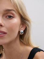 JENNI STATEMENT EARRINGS - SILVER