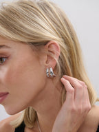JENNI STATEMENT EARRINGS - SILVER