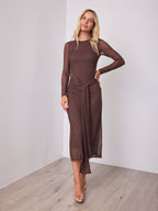 ROZA DRESS - CHOCOLATE