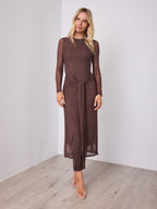 ROZA DRESS - CHOCOLATE