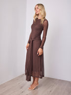 ROZA DRESS - CHOCOLATE