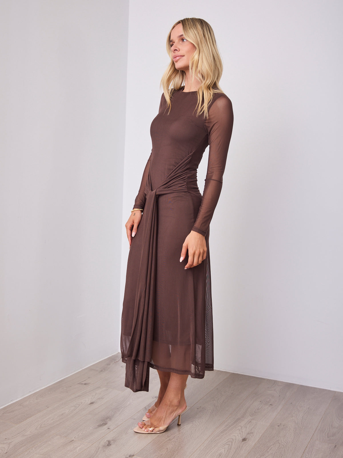 ROZA DRESS - CHOCOLATE