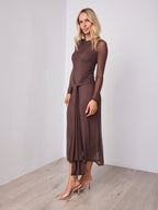 ROZA DRESS - CHOCOLATE