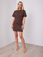 LENNY DRESS - CHOCOLATE