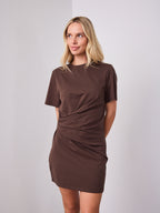 LENNY DRESS - CHOCOLATE