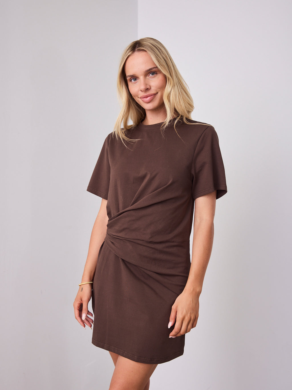 LENNY DRESS - CHOCOLATE