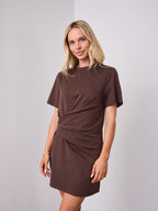 LENNY DRESS - CHOCOLATE