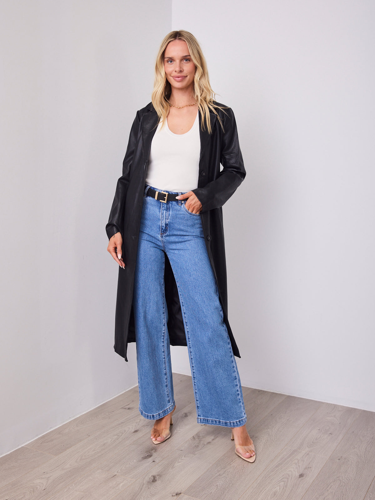 JULIAN PU TRENCH - BLACK