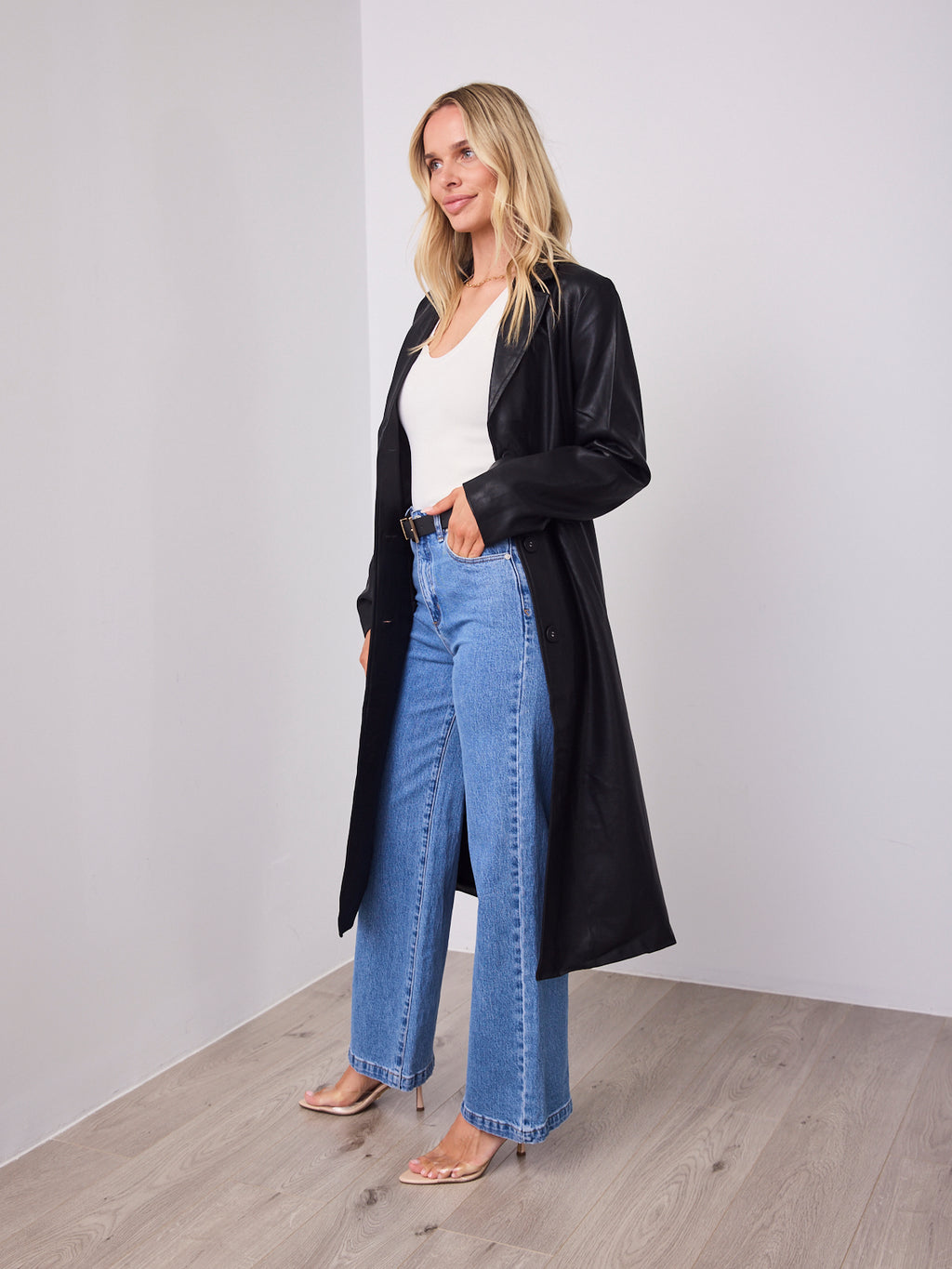 JULIAN PU TRENCH - BLACK