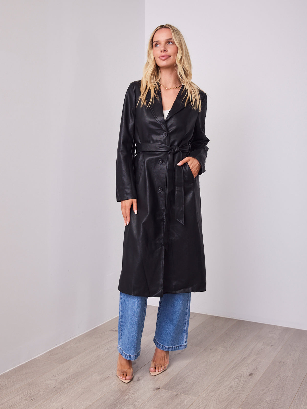 JULIAN PU TRENCH - BLACK