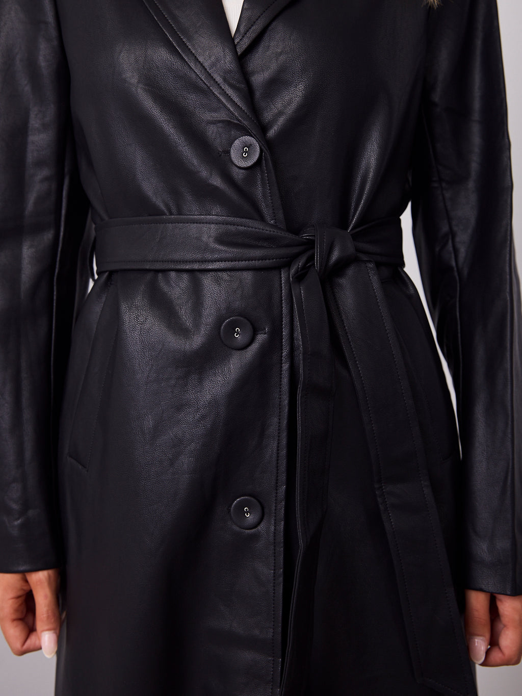 JULIAN PU TRENCH - BLACK
