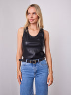 RHODE PU TANK - BLACK