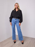 CIENNE BOMBER JACKET - BLACK