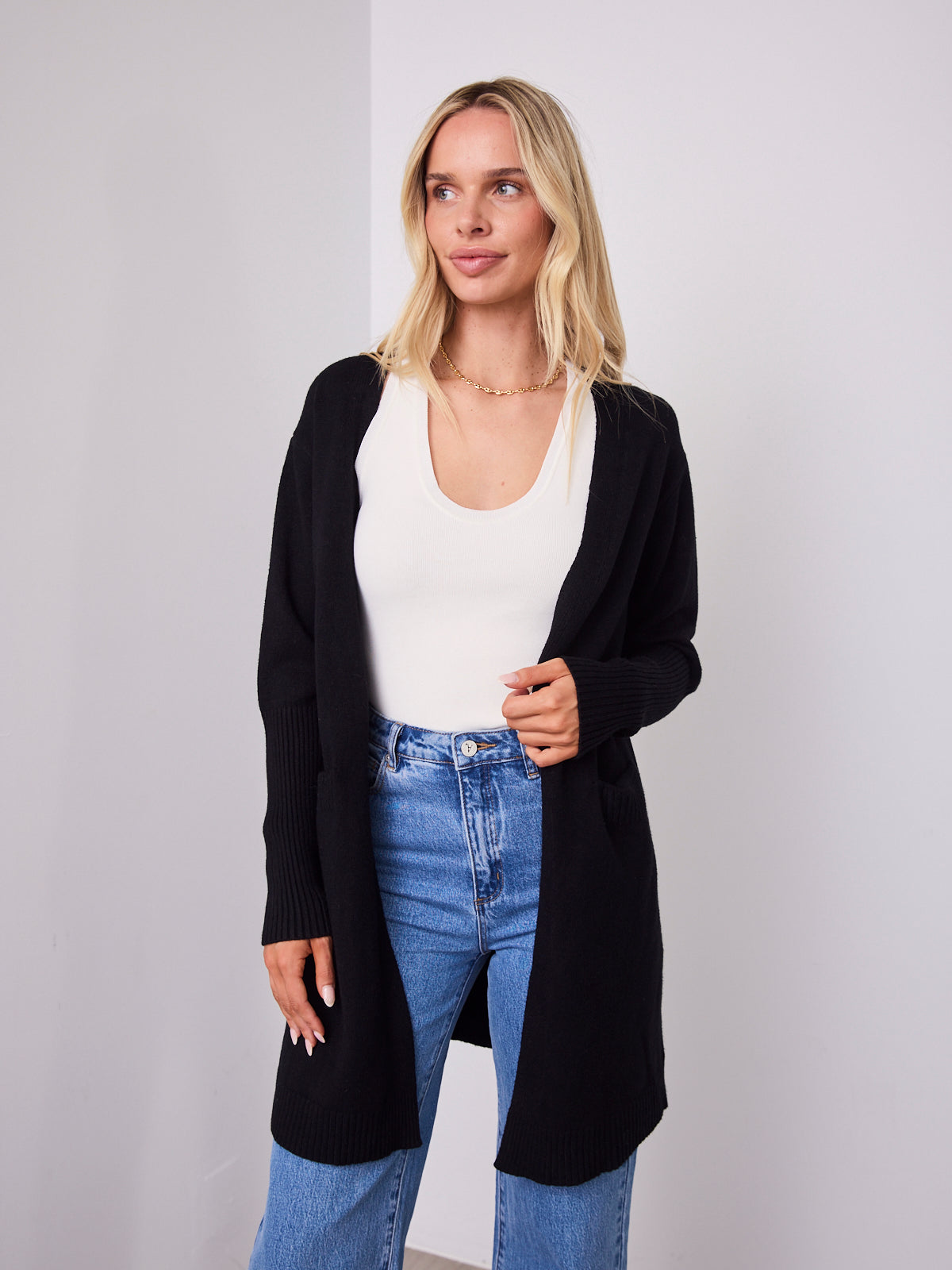 MAXWELL CARDI - BLACK