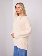 REMY LONG FLUFFY KNIT - LIGHT BEIGE