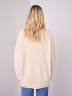 REMY LONG FLUFFY KNIT - LIGHT BEIGE
