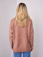 ALESSIA SLOUCH WOOL BLEND KNIT - NUTMEG