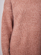 ALESSIA SLOUCH WOOL BLEND KNIT - NUTMEG