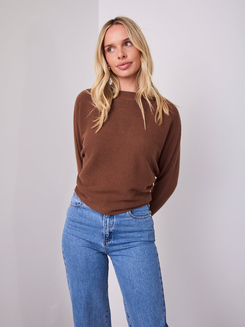 MONA KNIT - COFFEE