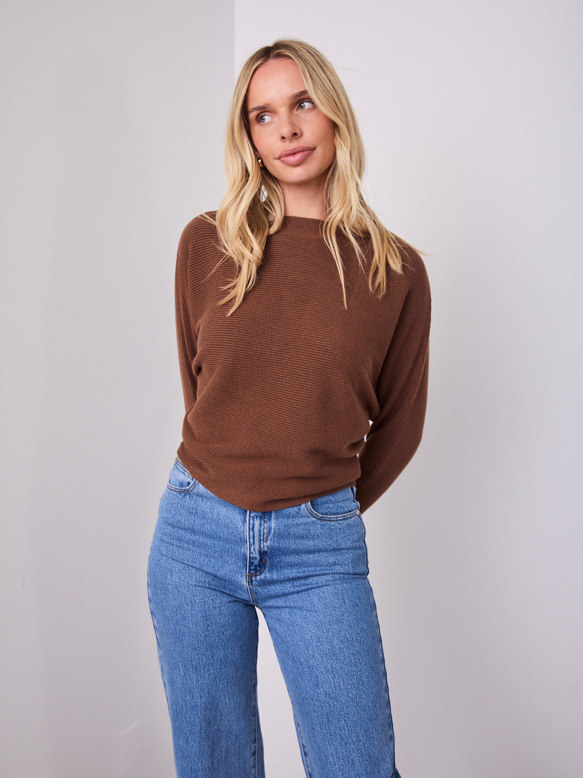 MONA KNIT - COFFEE