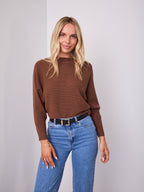 MONA KNIT - COFFEE