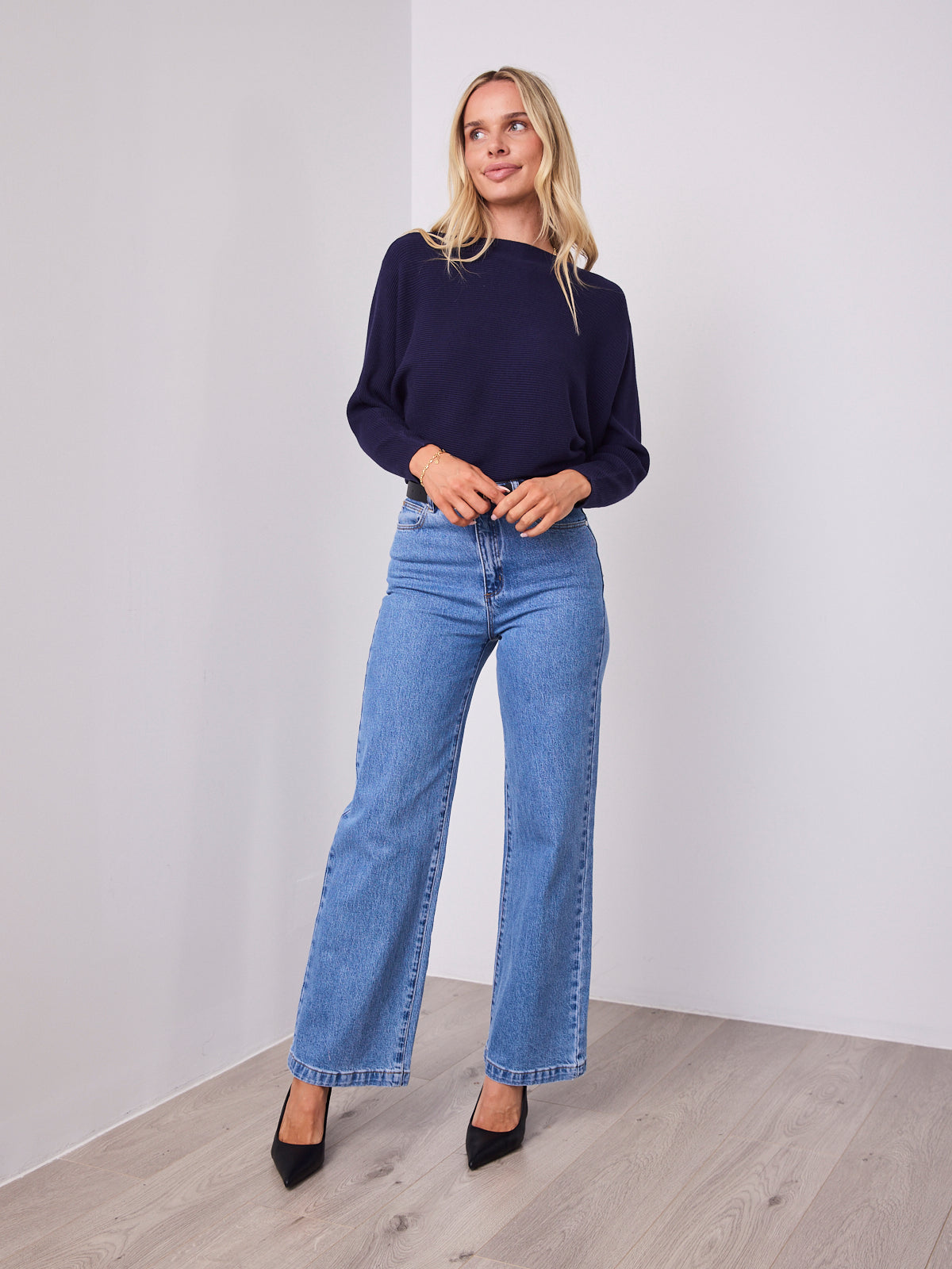 MONA KNIT - NAVY