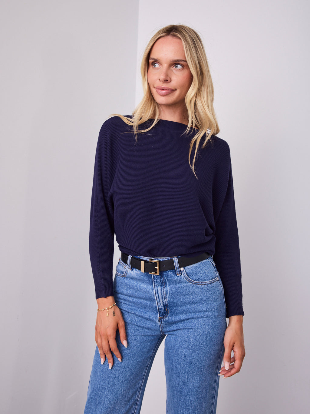 MONA KNIT - NAVY