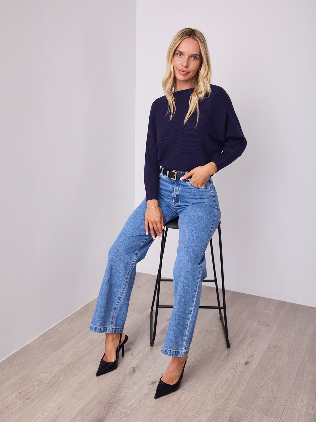 MONA KNIT - NAVY