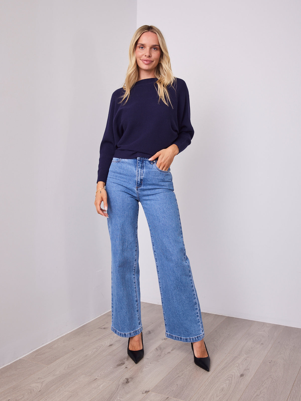 MONA KNIT - NAVY
