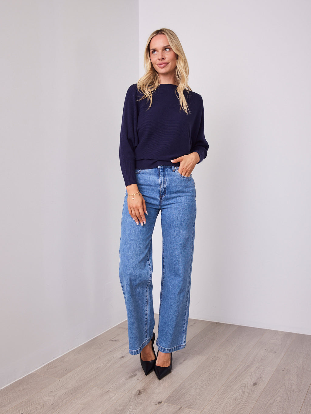 MONA KNIT - NAVY
