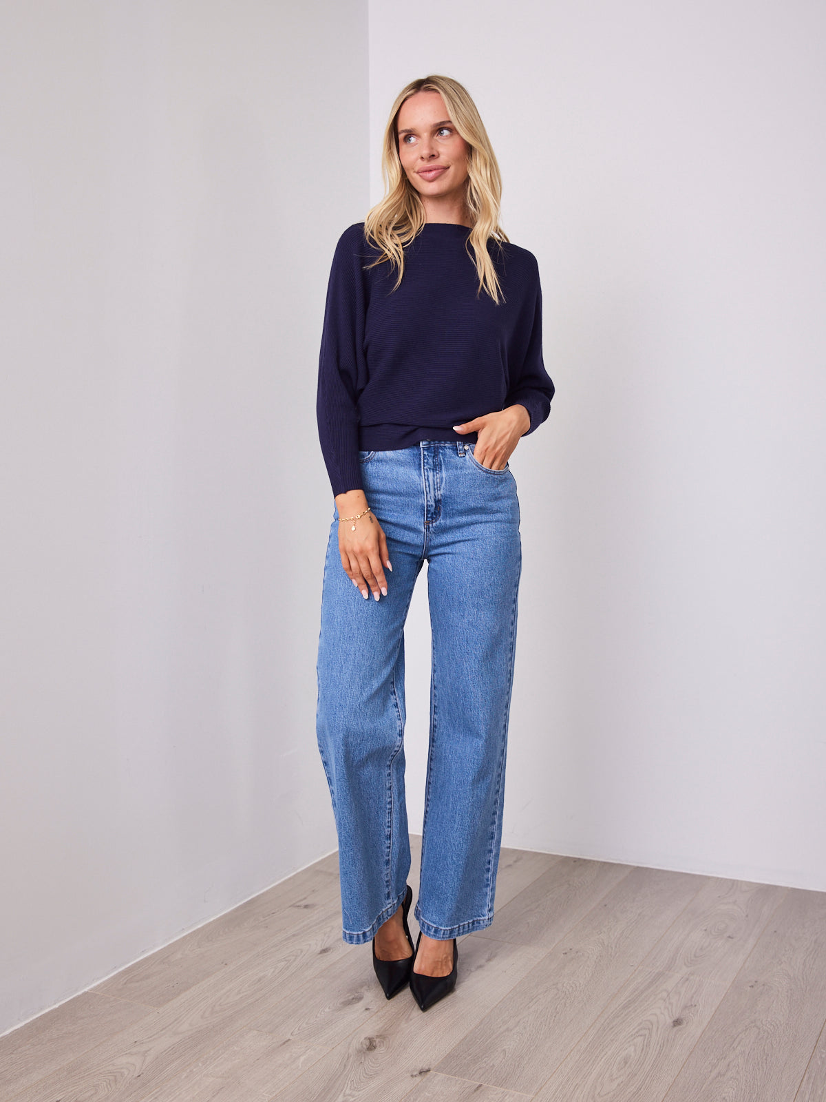 MONA KNIT - NAVY