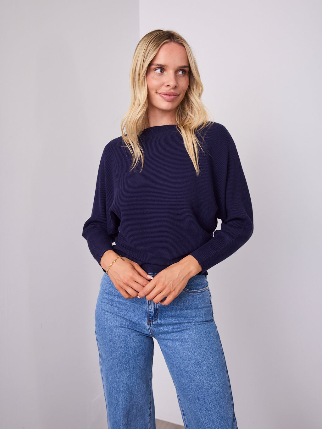 MONA KNIT - NAVY