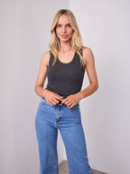 VUE TANK TOP - CHARCOAL