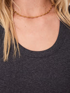 VUE TANK TOP - CHARCOAL