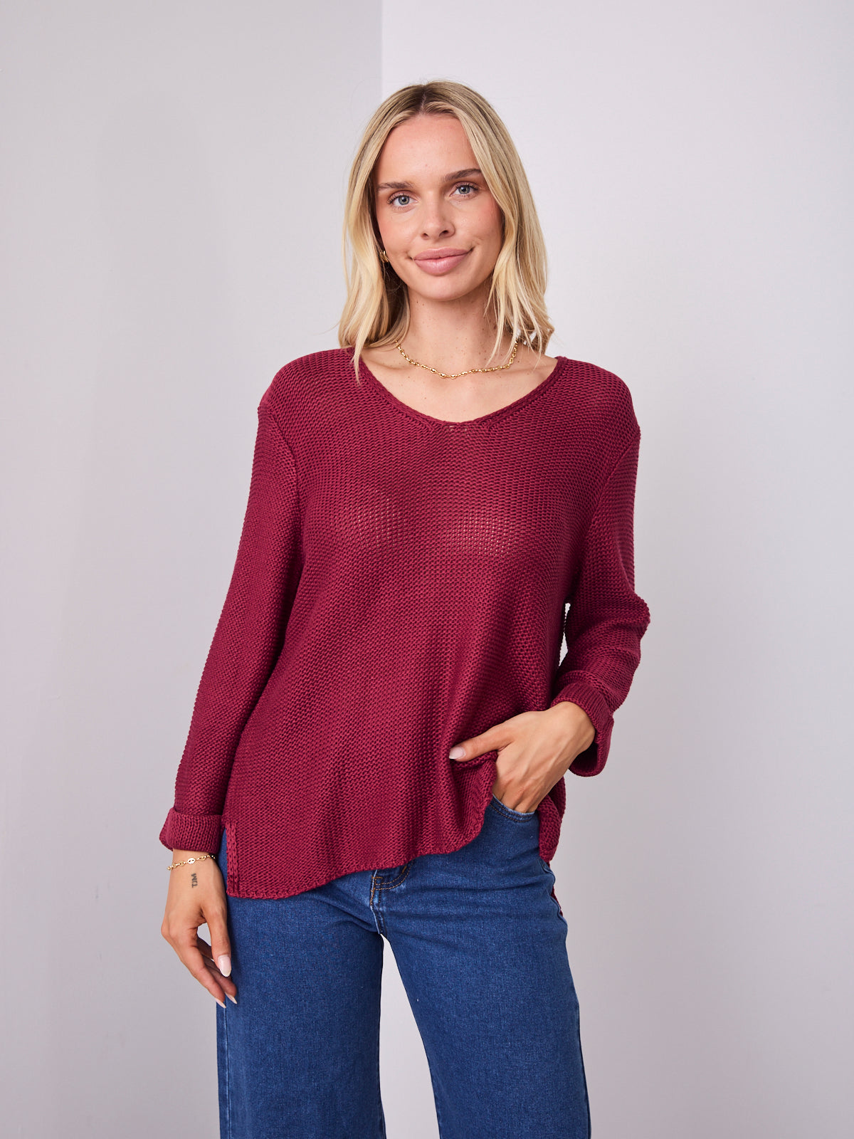 TIANA KNIT - WINE