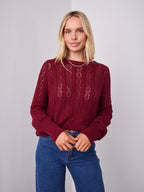 NICOLE KNIT - WINE