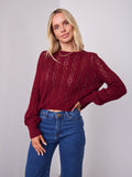 NICOLE KNIT - WINE