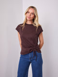 ELISHA TEE - DARK CHOCOLATE