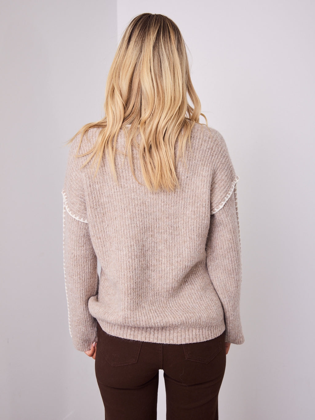 BELINDA KNIT - WARM BEIGE