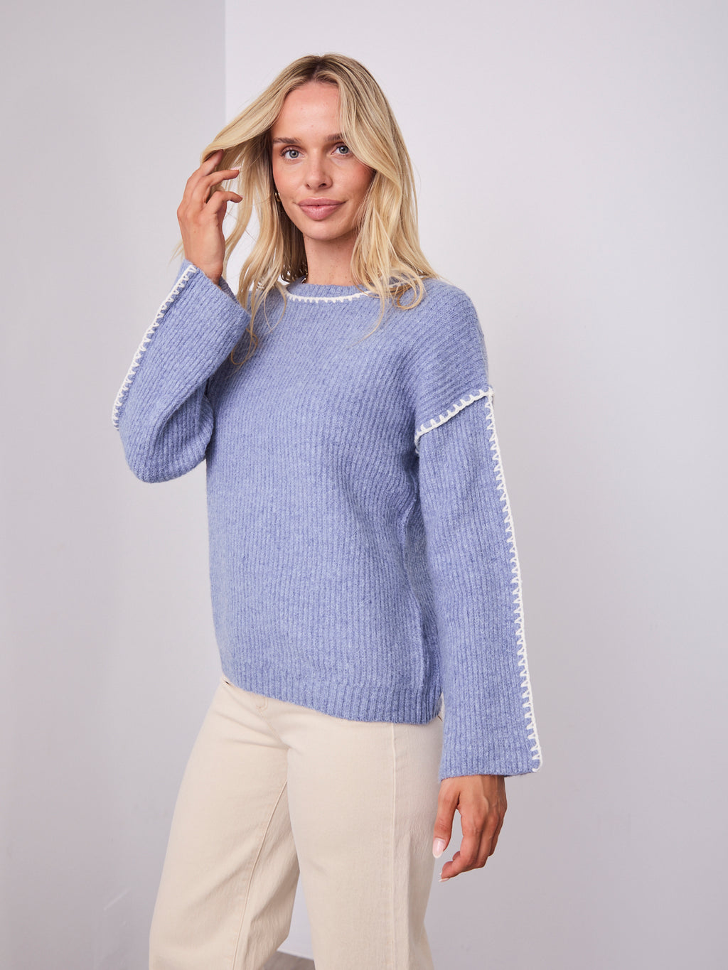 BELINDA KNIT - BLUE