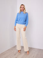 SERENA KNIT - CORNFLOUR BLUE