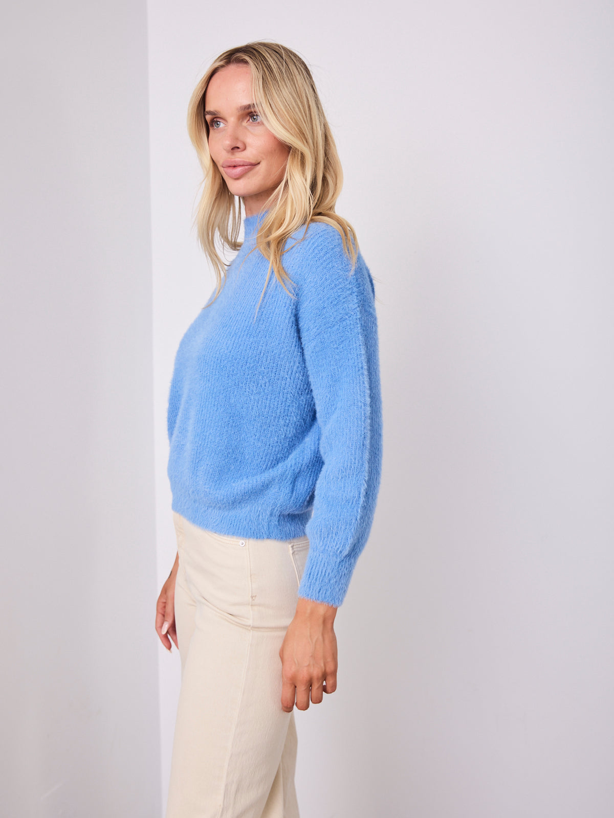 SERENA KNIT - CORNFLOUR BLUE